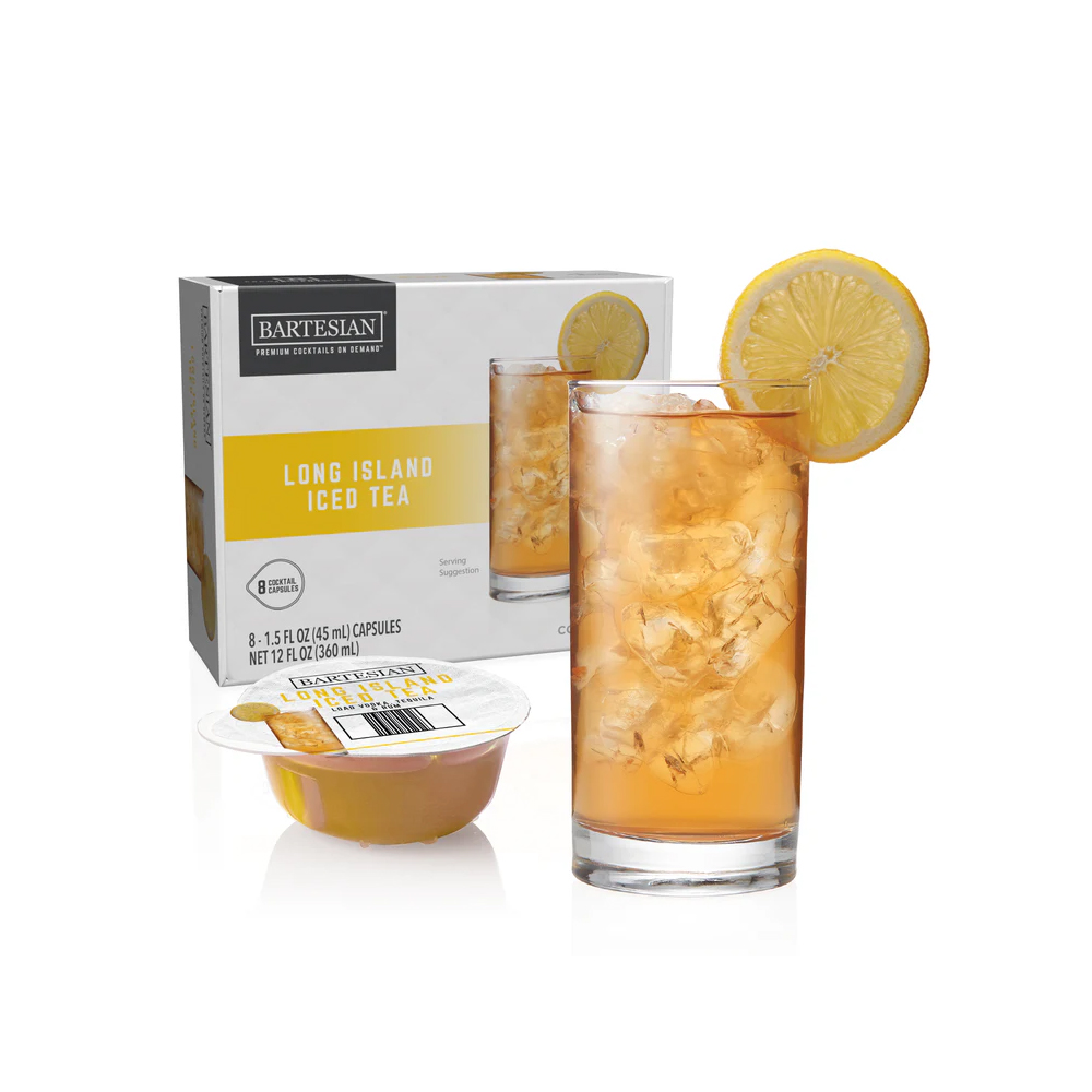 Bartesian Long Island Iced Tea Pack of 8 Cocktail Capsules
